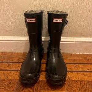 Size 11 Black Short Hunter Boots